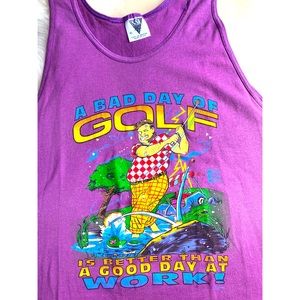 Vintage 1990s golf tank top.